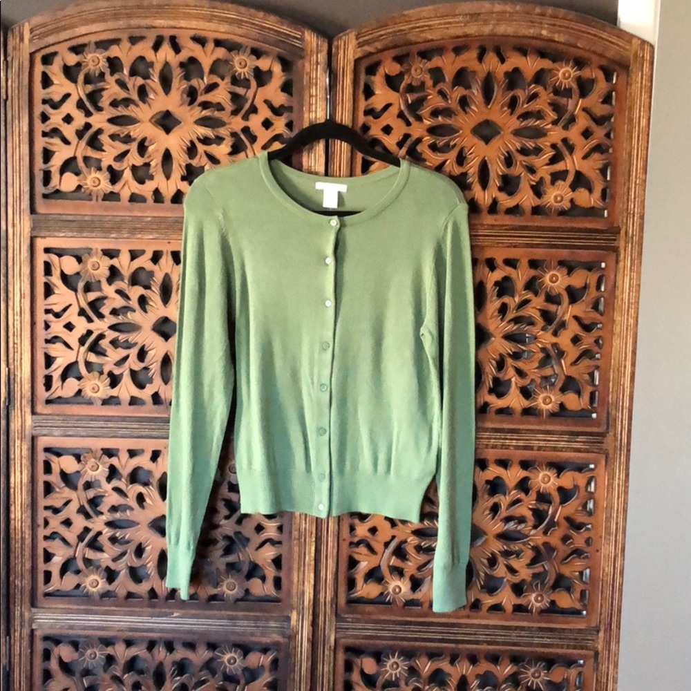 Sage Green Cardigan